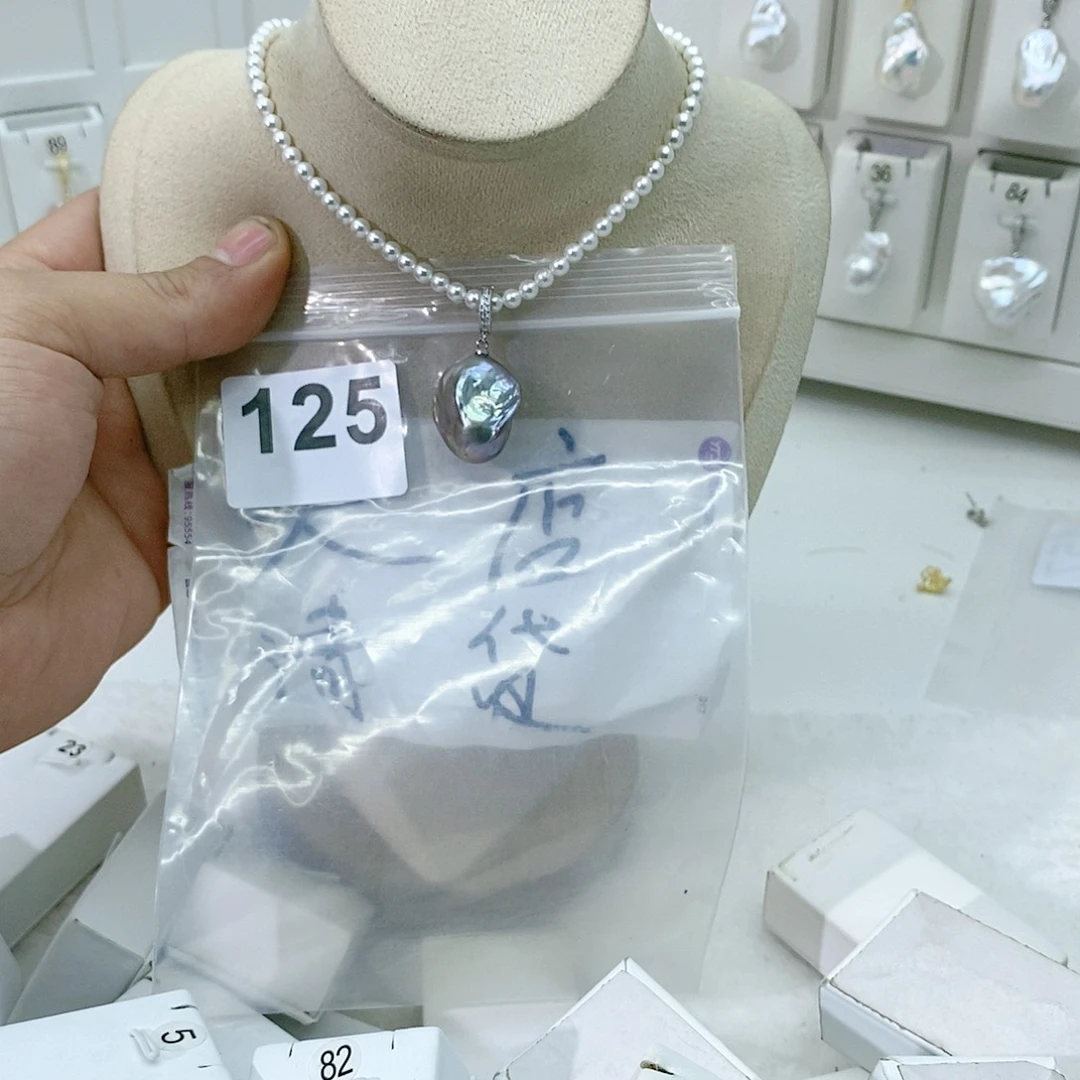 淡水珍珠颈饰合金