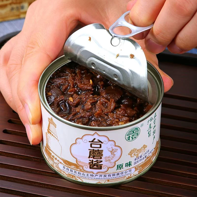 灵境山西五台山台蘑酱150g罐拌米拌面下饭五台山台蘑酱正宗品牌