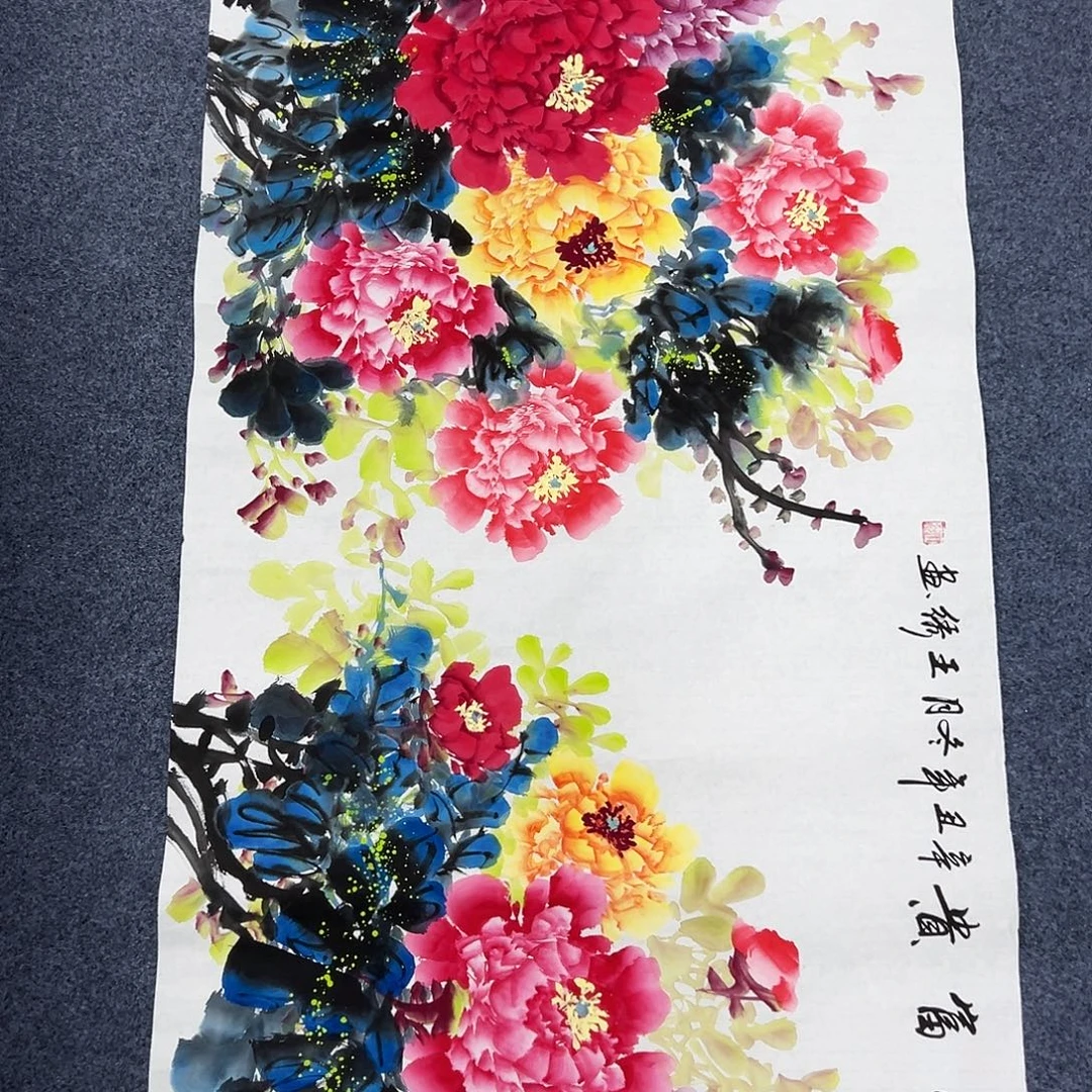 国画国画宣纸纯手绘作品