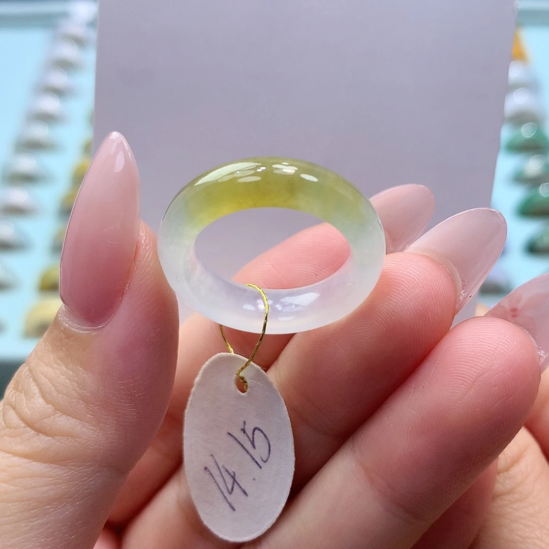 未镶嵌戒指翡翠1415圈