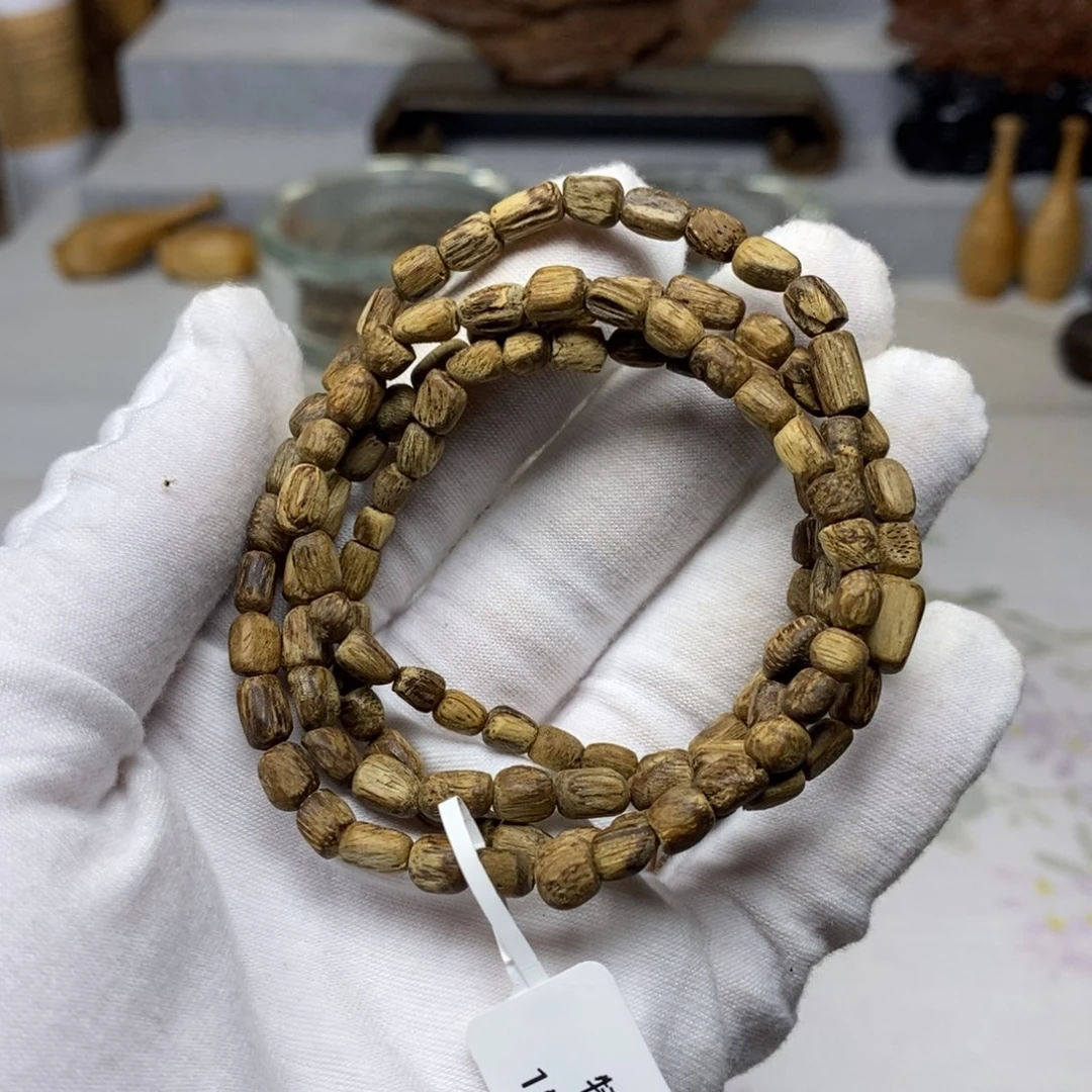 沉香手串达拉干不沉水随形 6.62克