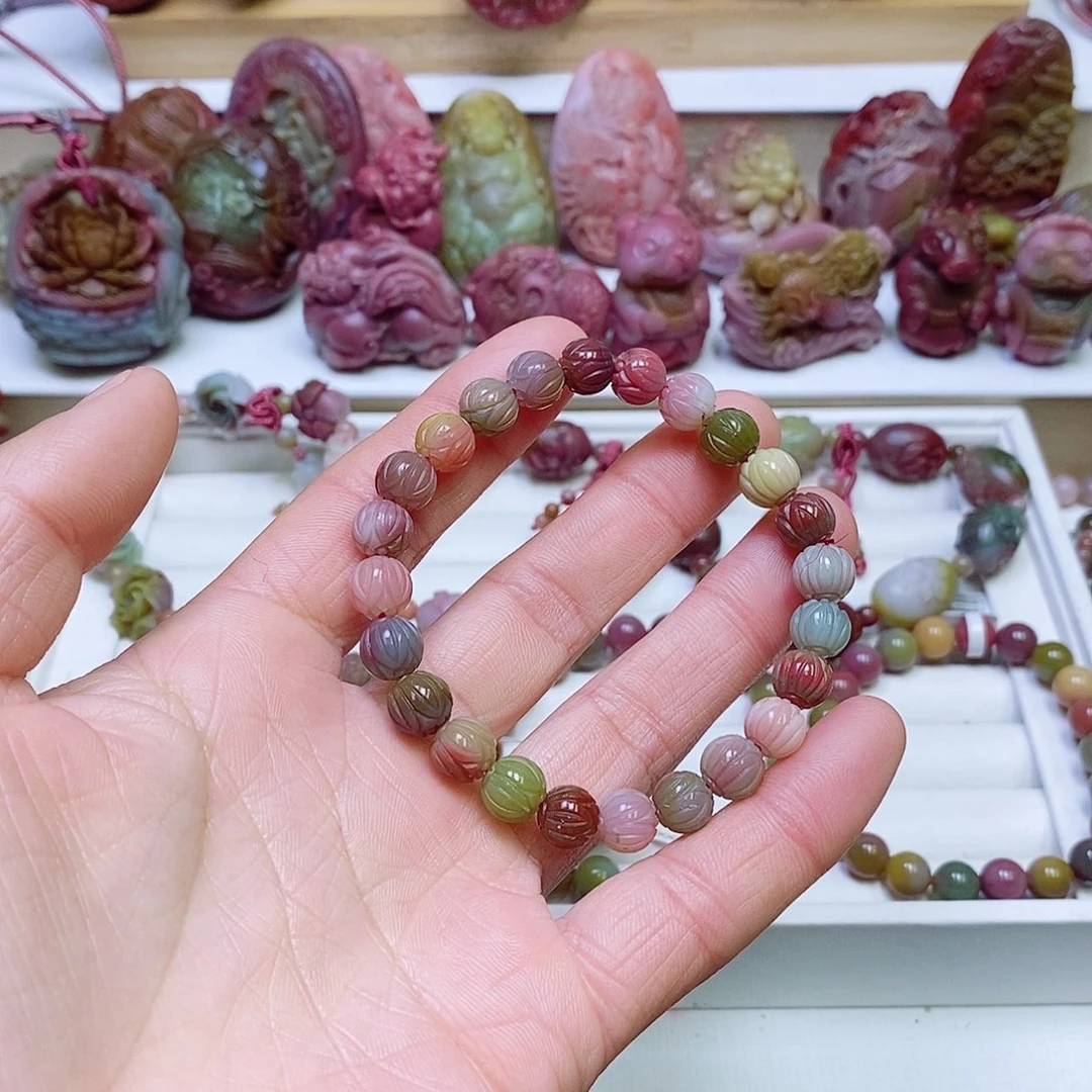 玛瑙/玉髓盐源玛瑙手链未镶嵌