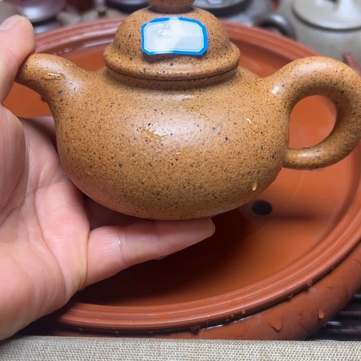 紫砂茶壶宜兴原矿金丝楠木