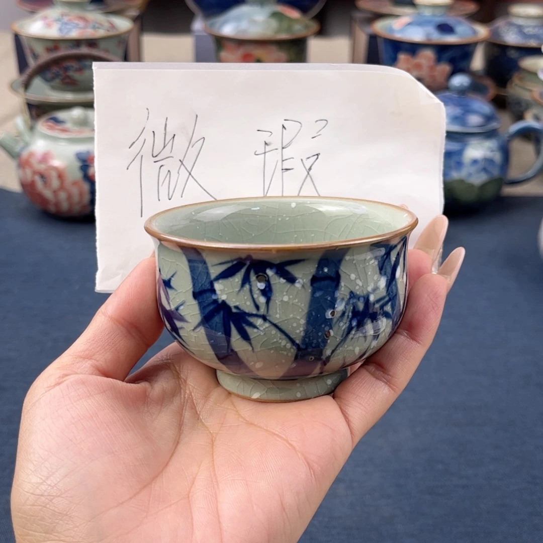 杯景德镇手绘手工茶具