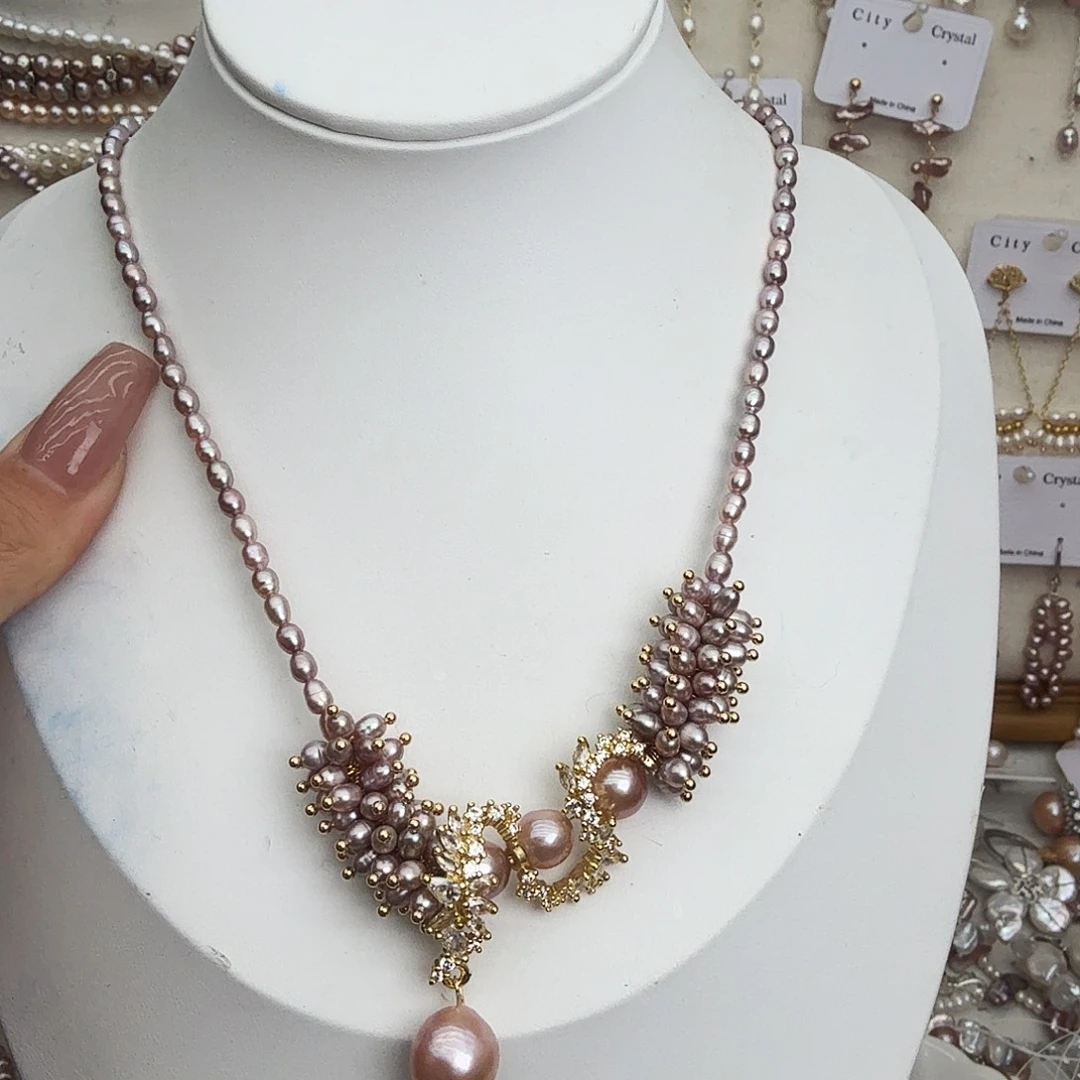 淡水珍珠未镶嵌颈饰