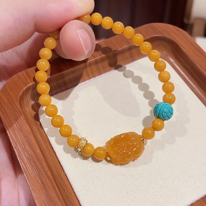 手链蜜蜡未镶嵌手串