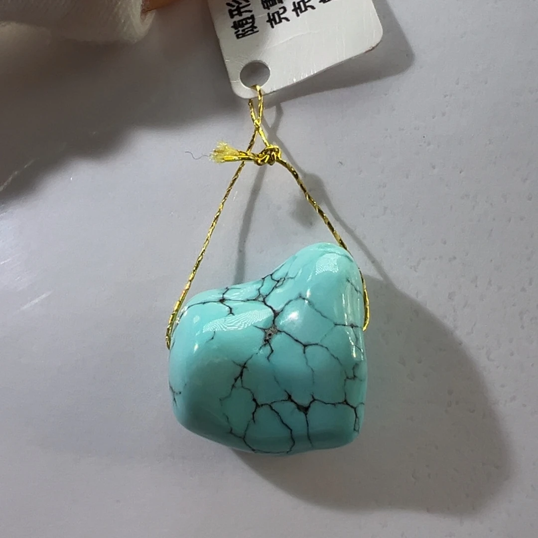 绿松石未镶嵌挂件