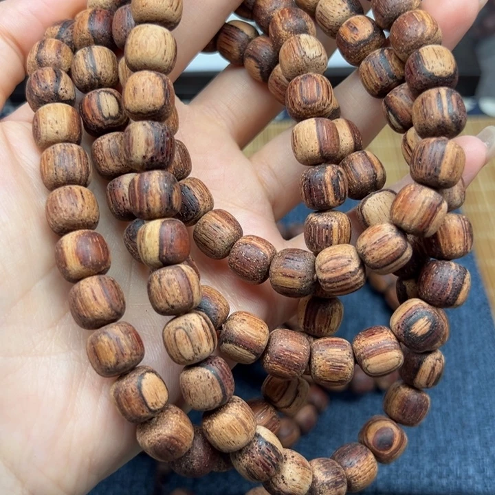 藤类缅甸小叶降真香白油0910老型108颗