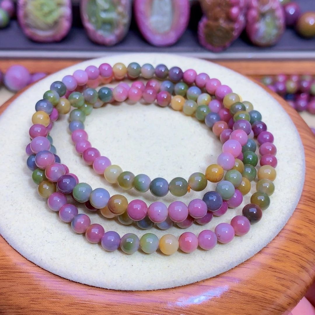 玛瑙未镶嵌手链盐源