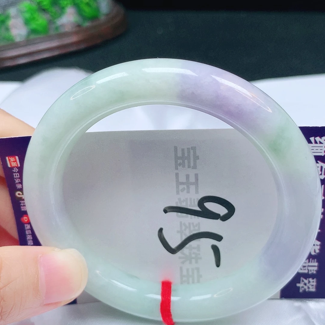 未镶嵌手镯翡翠55圆条