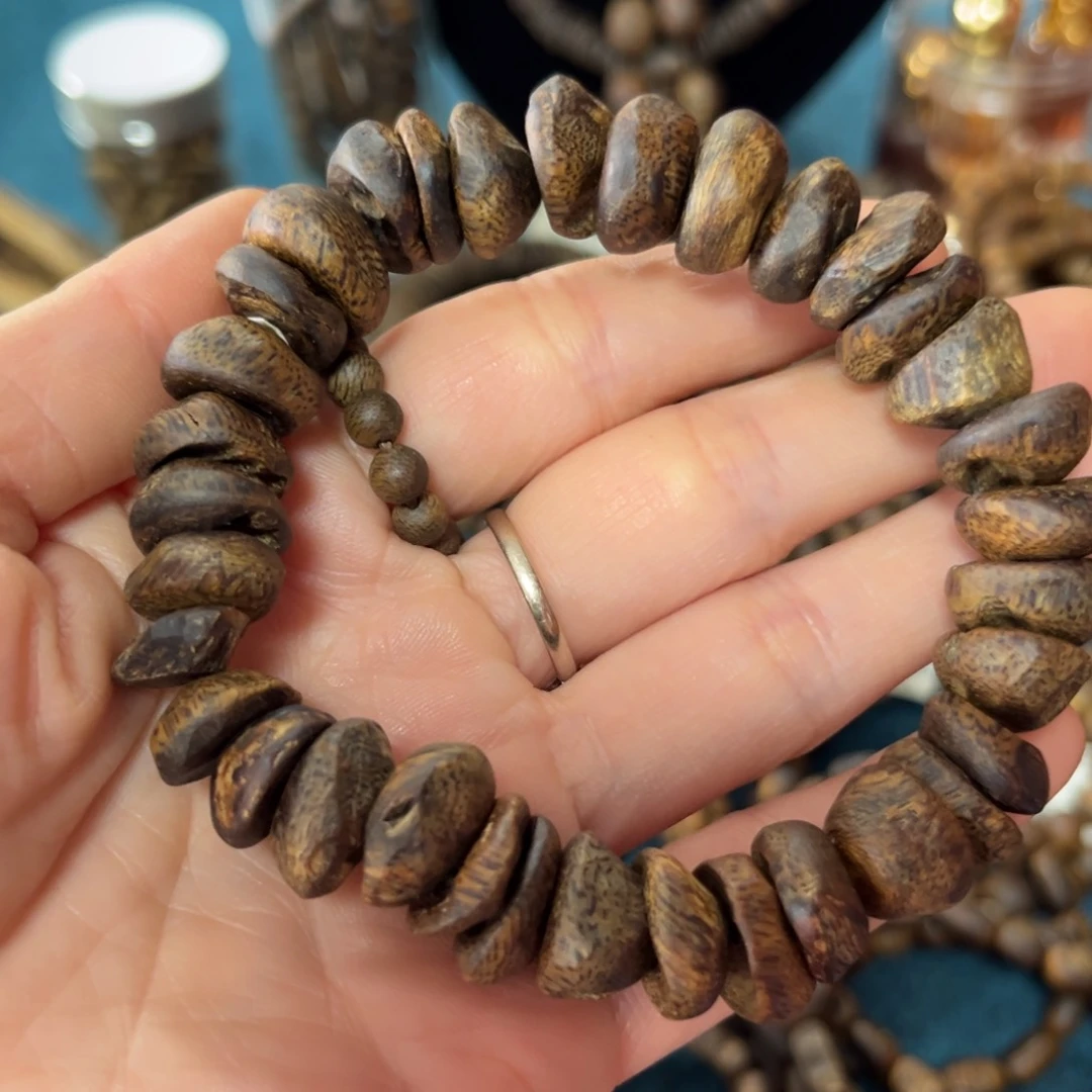 沉香手串慧*张勺子沉浮卡1.3-20克多样性发货一条