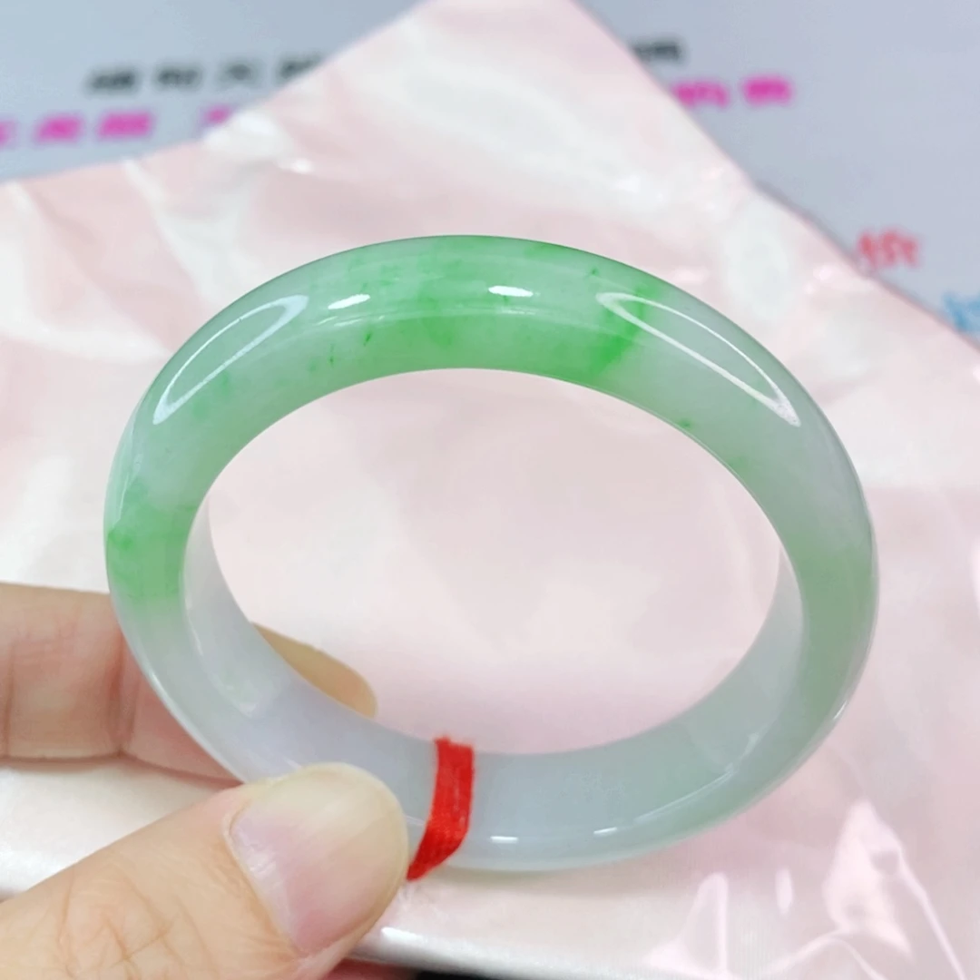 未镶嵌手镯翡翠51.8圈口贵妃