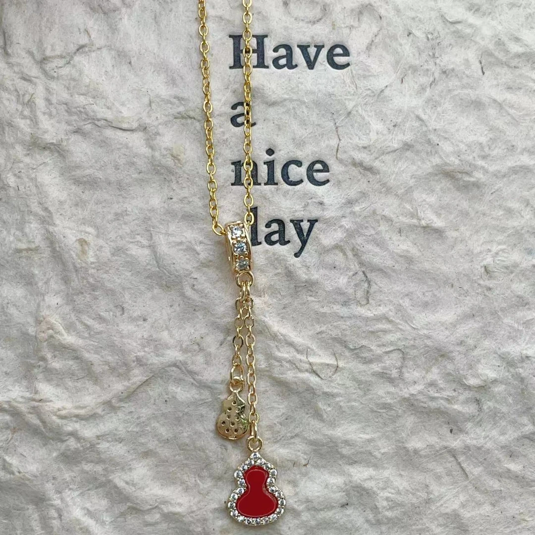 钛钢项链 XA158气质轻奢时尚可爱百搭小众精致坠链简约锁骨链