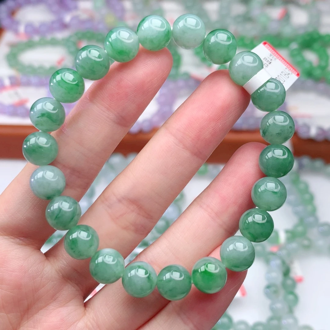 翡翠手链未镶嵌翡翠8.8mm