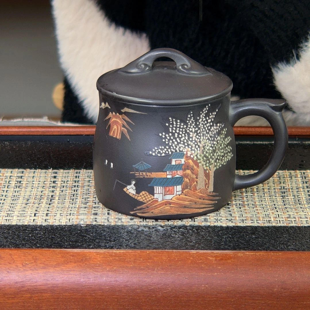【闪购商品】绿泥茶杯高货放漏