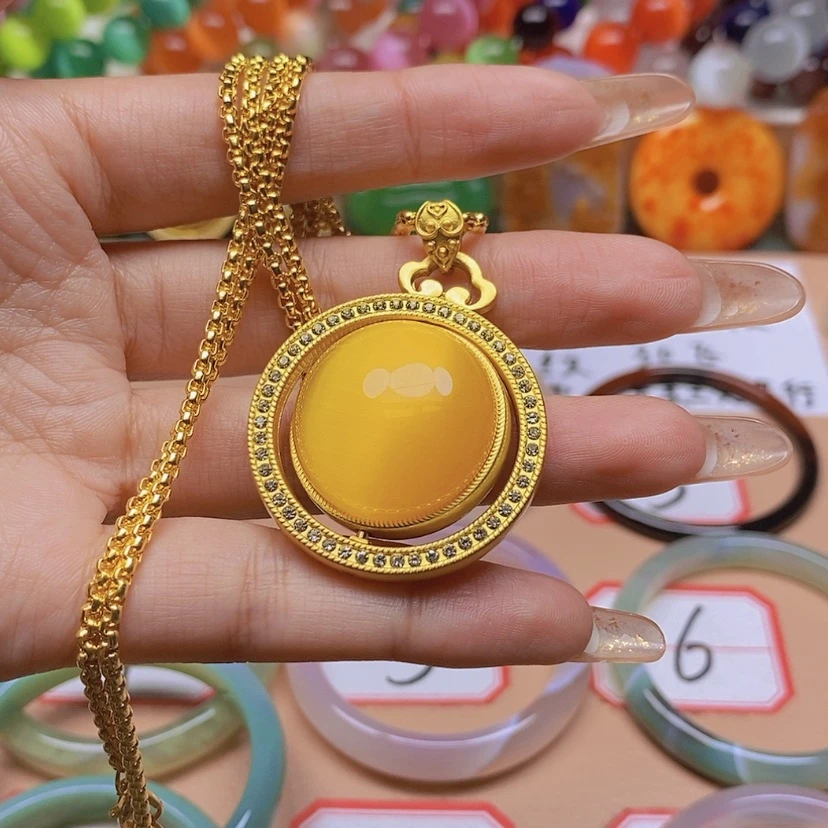 【闪购商品】玛瑙/玉髓颈饰未镶嵌人***奈