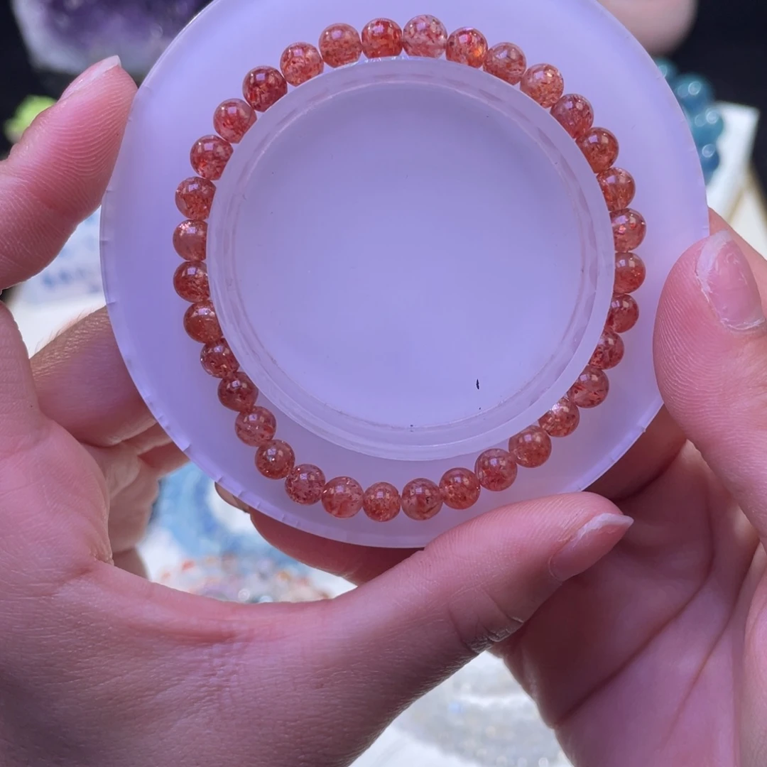 未镶嵌手链水晶大花瓣金太阳5+