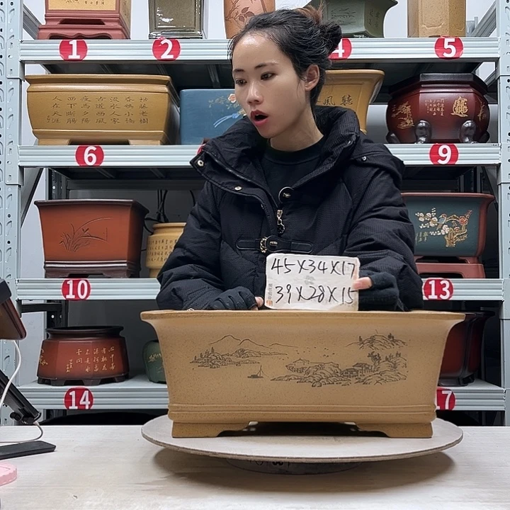 紫砂花盆紫砂花盆