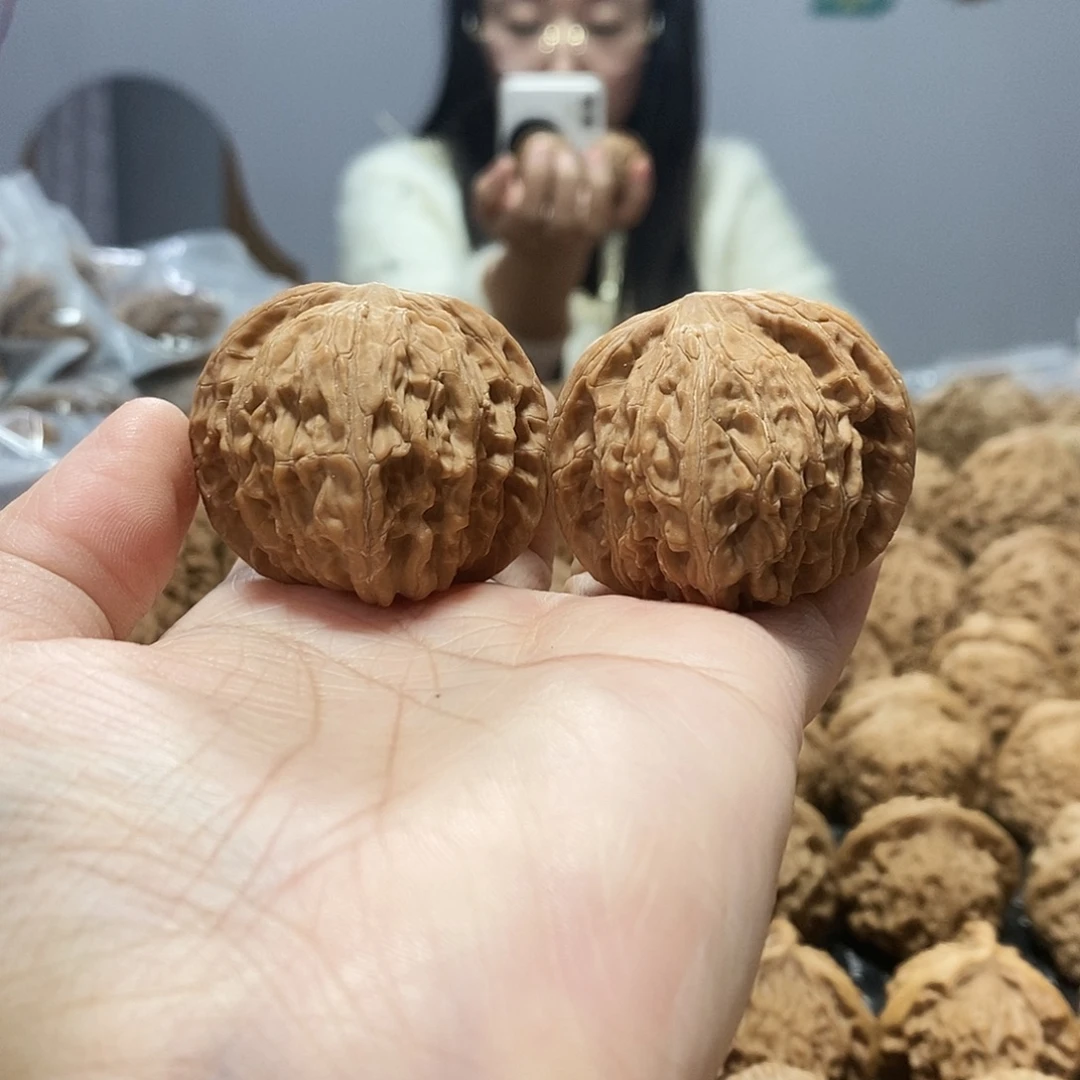 吊坠文玩核桃磨盘40+黄