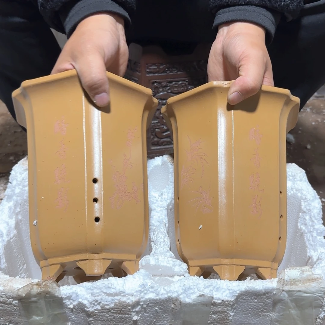 紫砂口径18高度21厘米