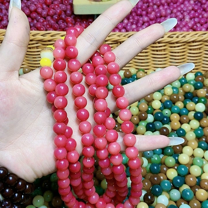 菩提根/象牙果吊坠樱桃双圈