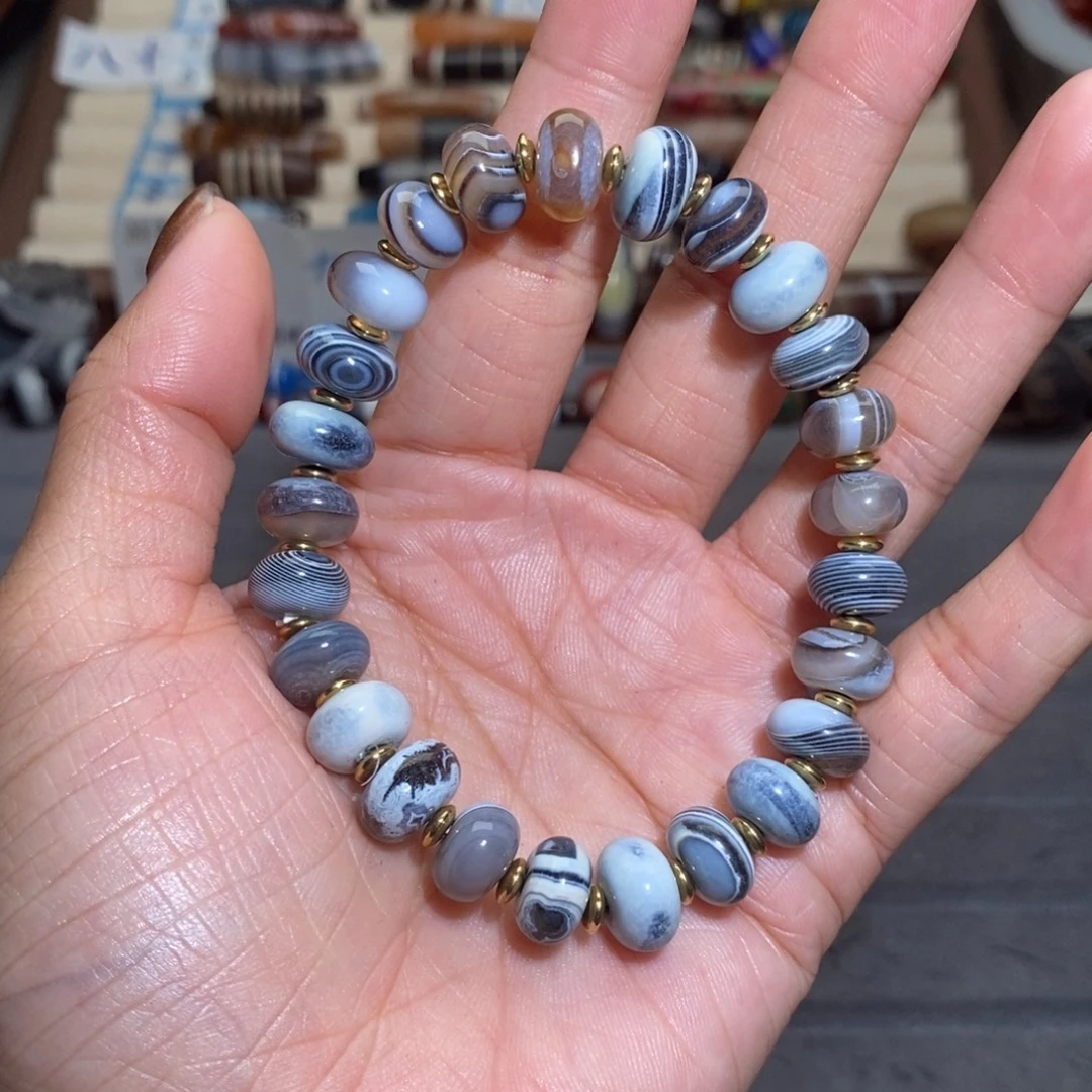 玛瑙/玉髓合金手链