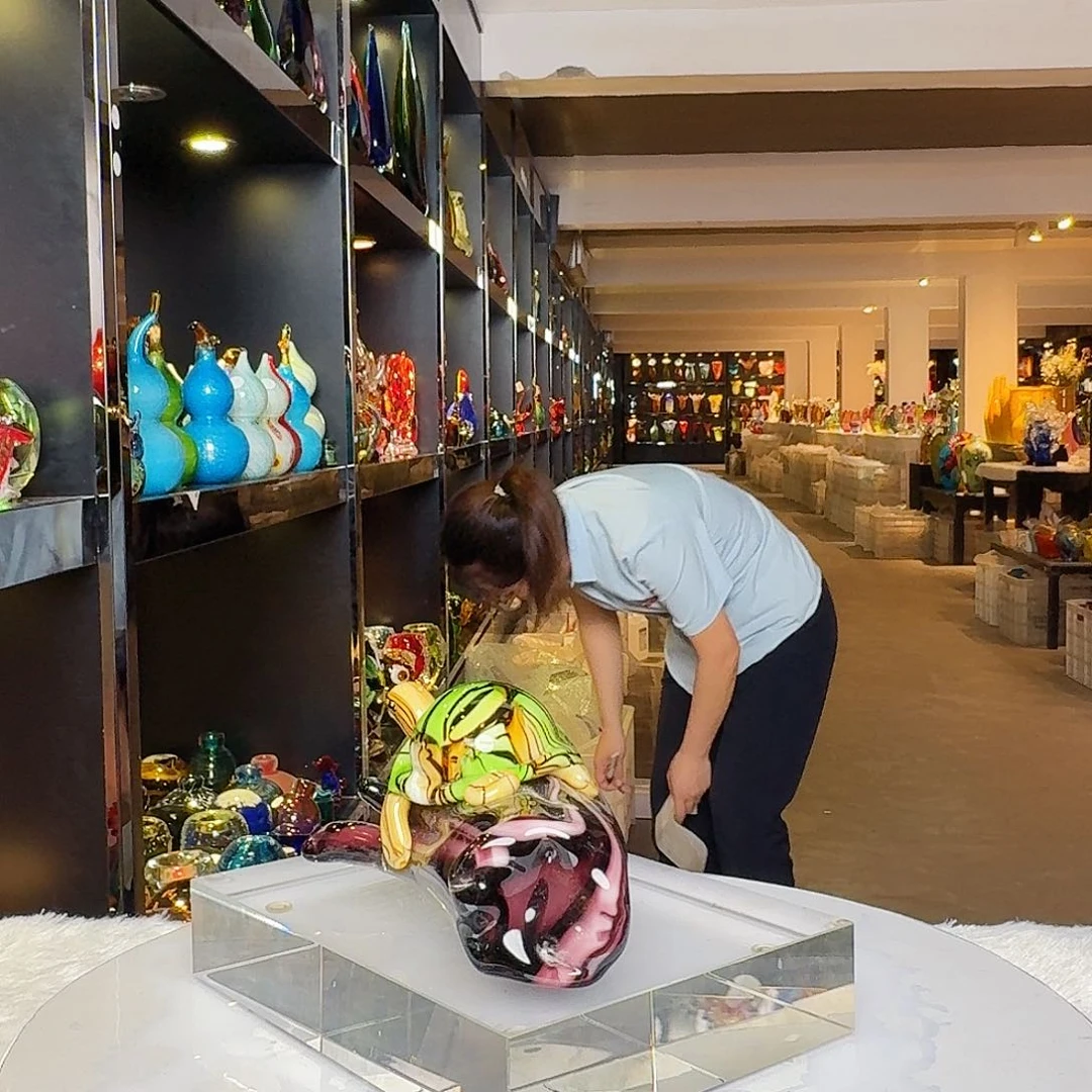 琉璃手工艺品琉璃岛是个大