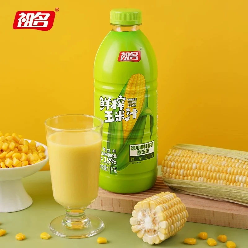 【临期】祖名鲜榨玉米汁1L*4