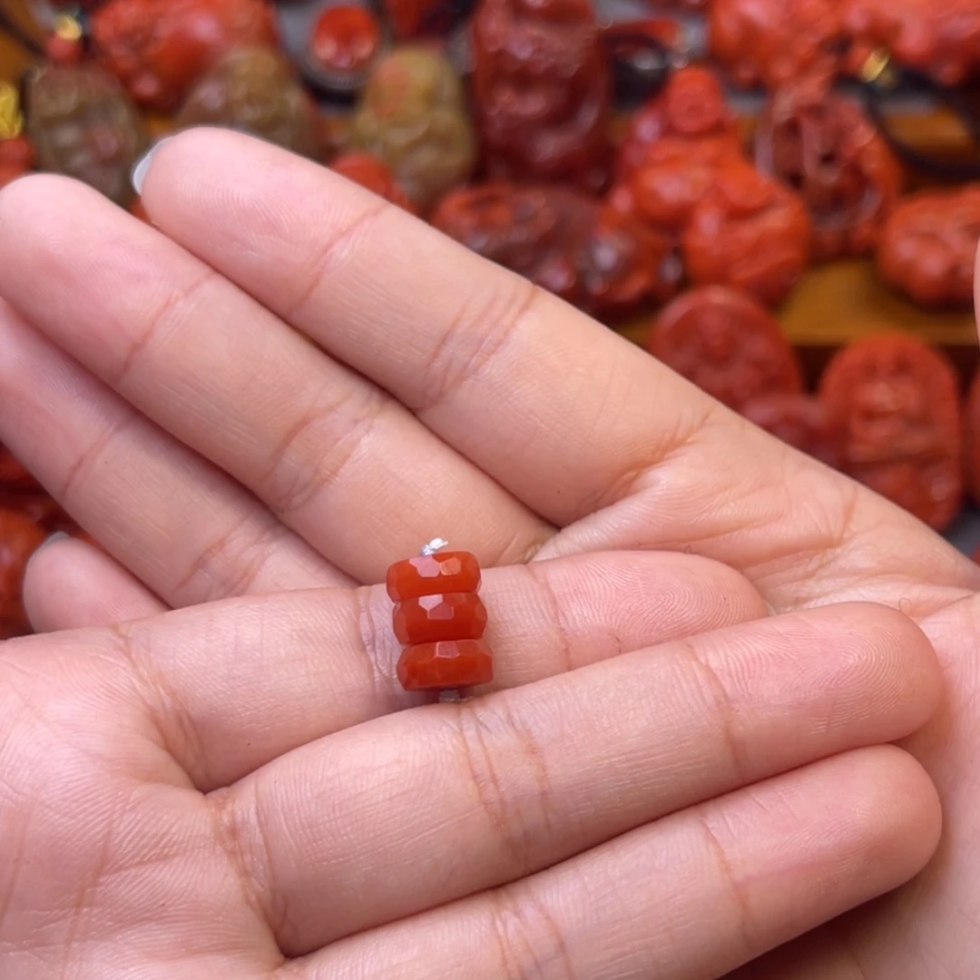 G***o南红玛瑙未镶嵌川料瓦西无相隔片