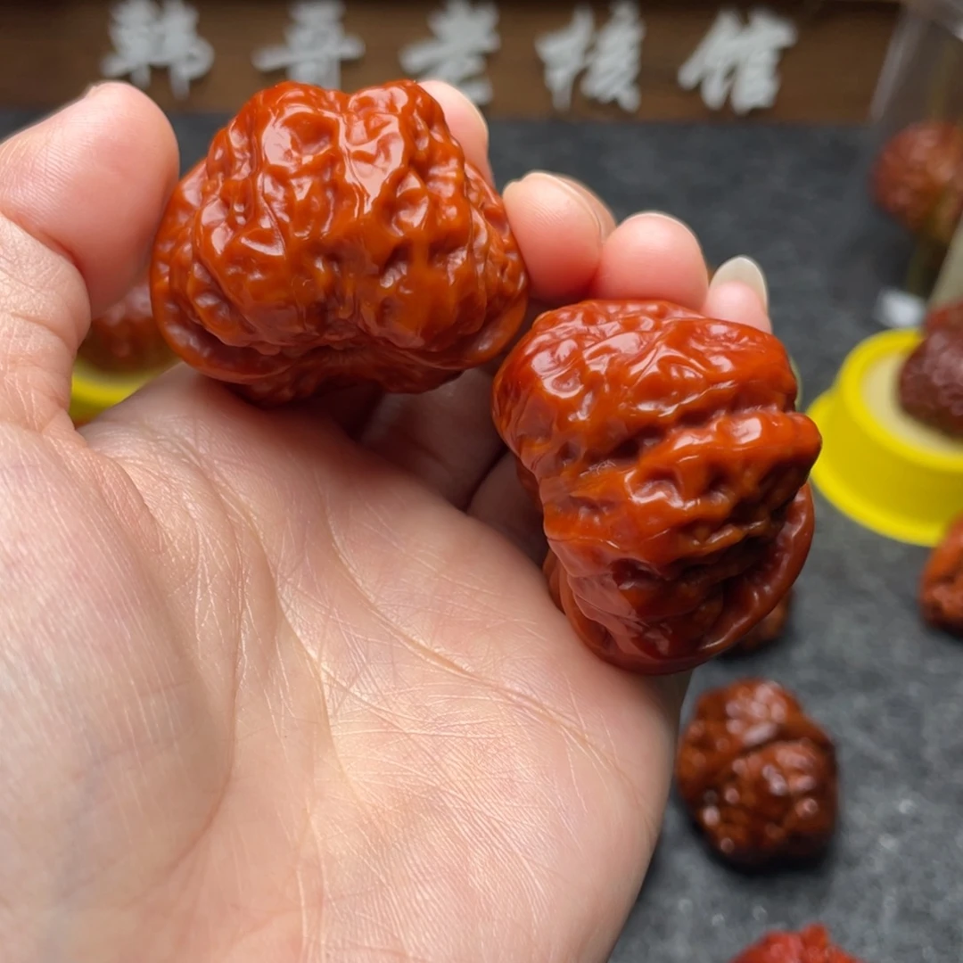 吊坠文玩核桃文玩核桃 手把件 蛤蟆头 41