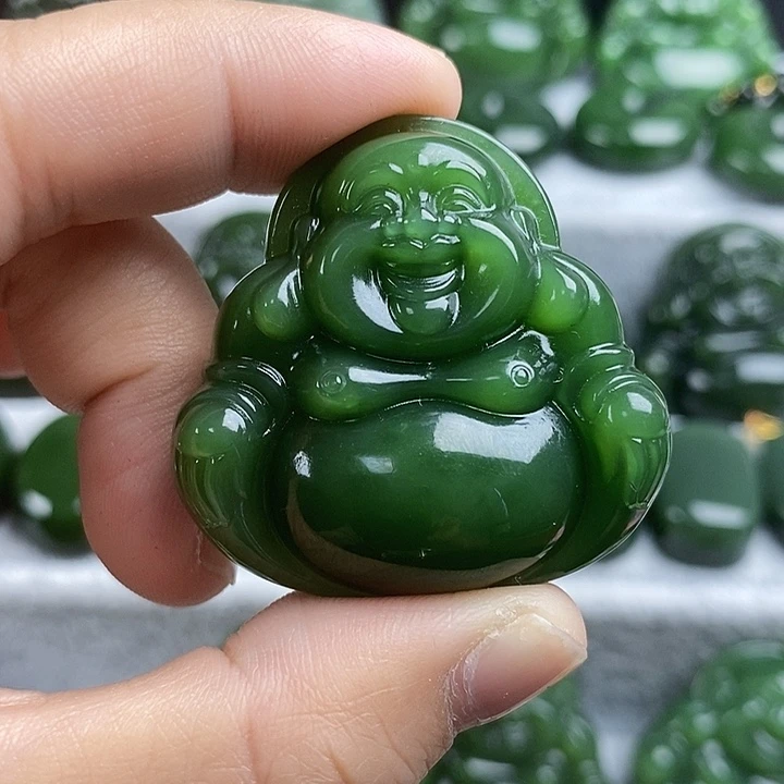 和田玉（碧玉）未镶嵌项链40