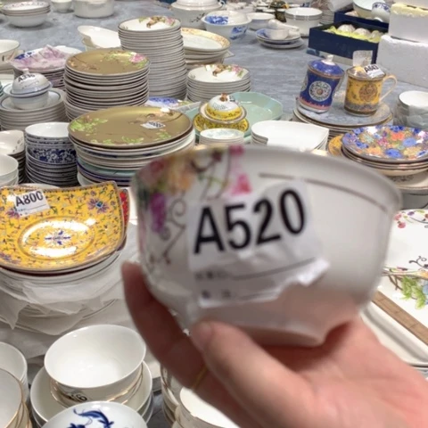 瓷520米饭碗10个
