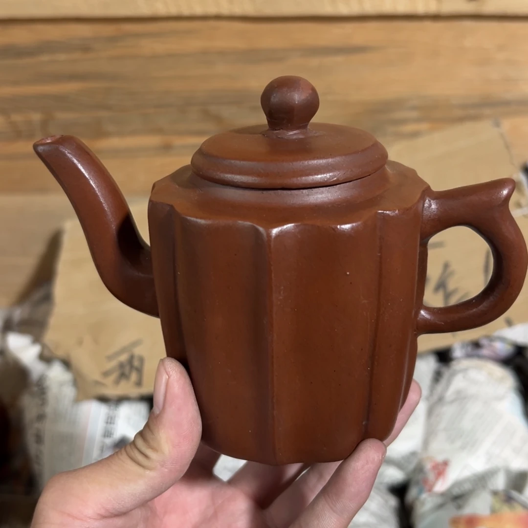茶壶紫砂老厂紫砂壶一件！