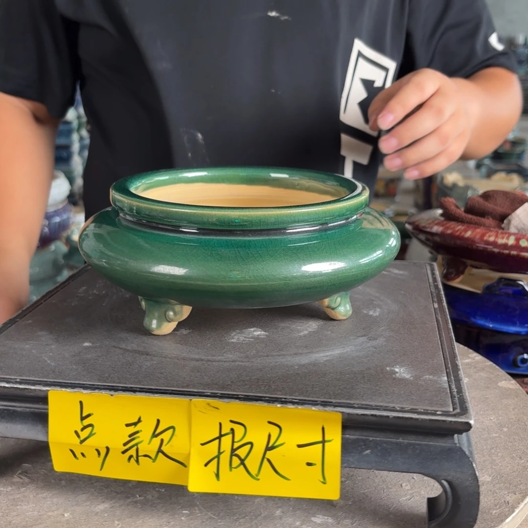 。一风堂石湾花盆 内15*5