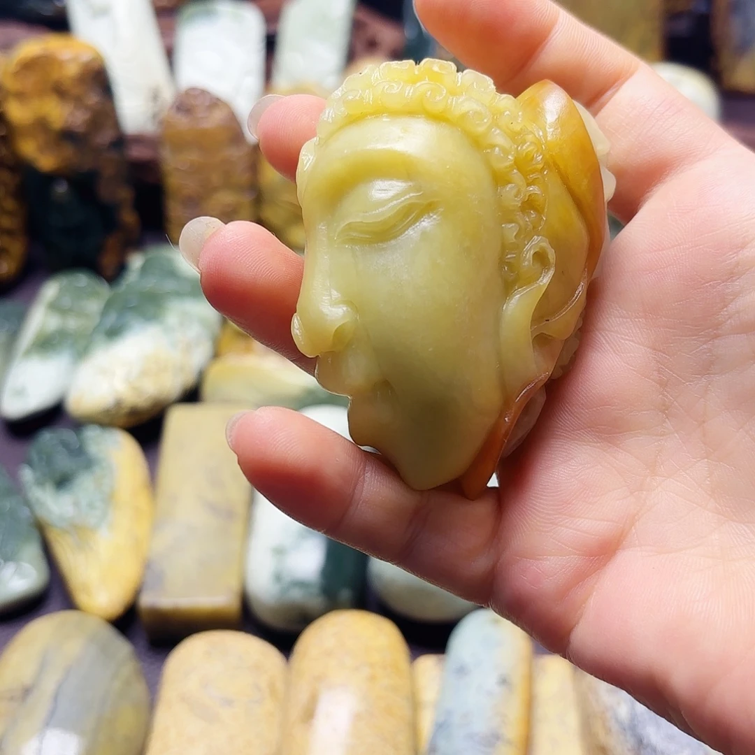 岫岩河磨玉（透闪石质玉）未镶嵌挂件