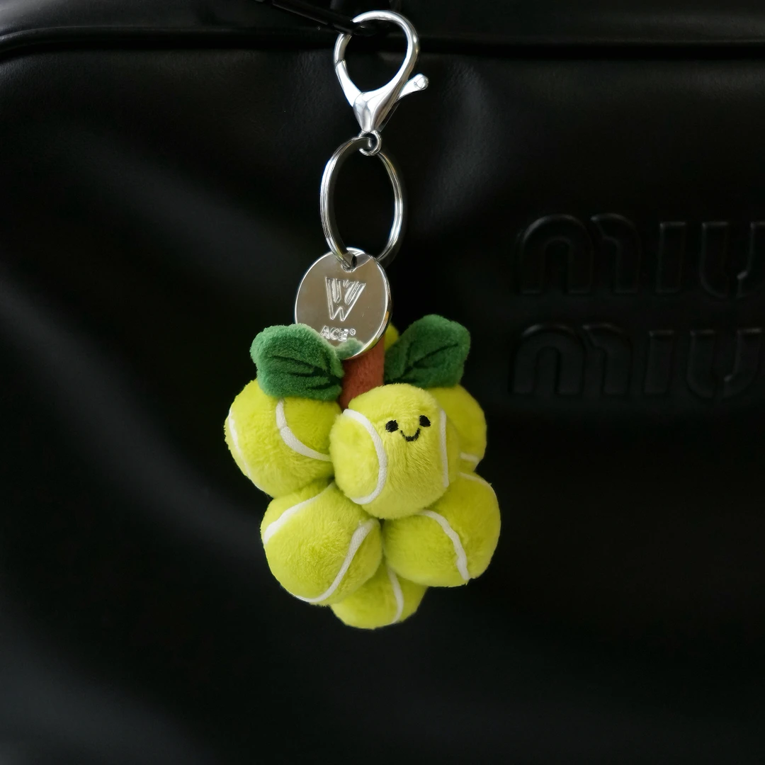 网球葡萄挂件｜玩偶挂件可爱毛绒公仔玩具创意礼物包包挂件钥匙扣