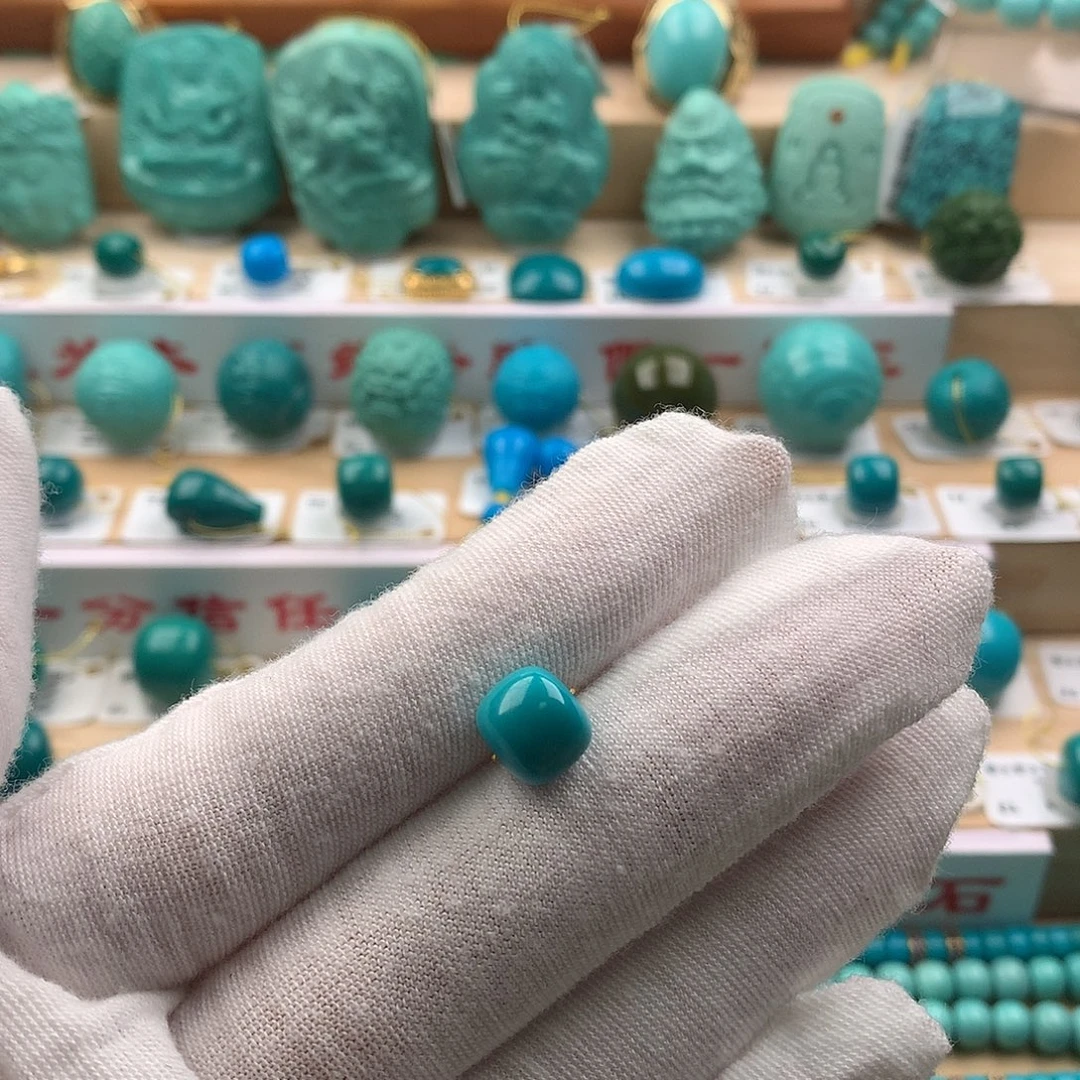 绿松石未镶嵌配饰8.8-7.6