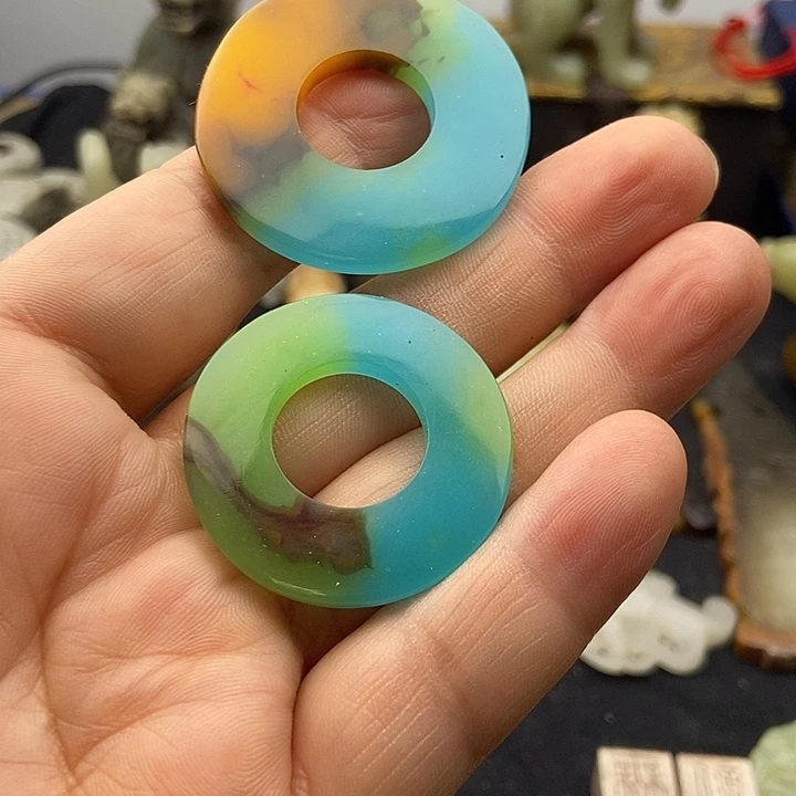 和田玉（糖玉）未镶嵌挂件夏*