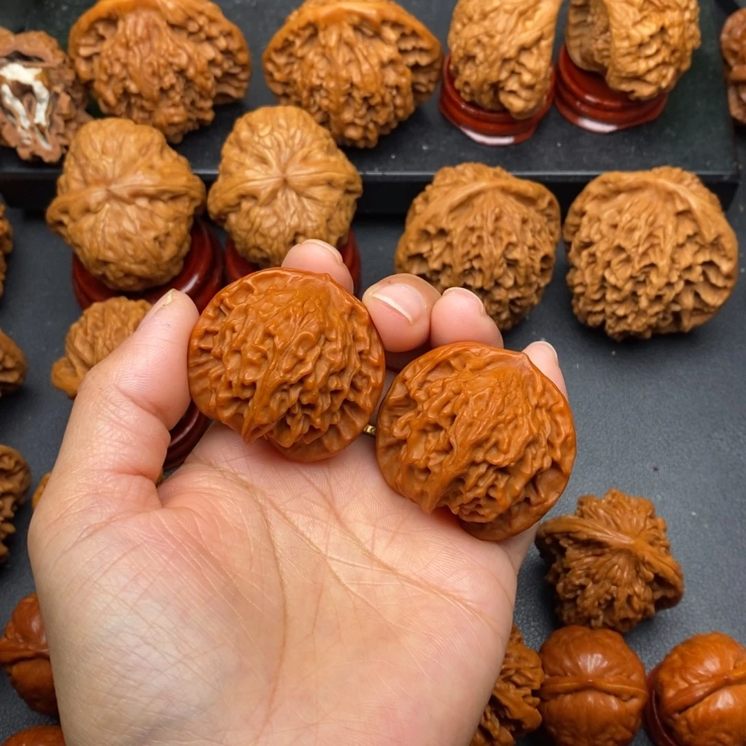 把件文玩核桃40公子帽