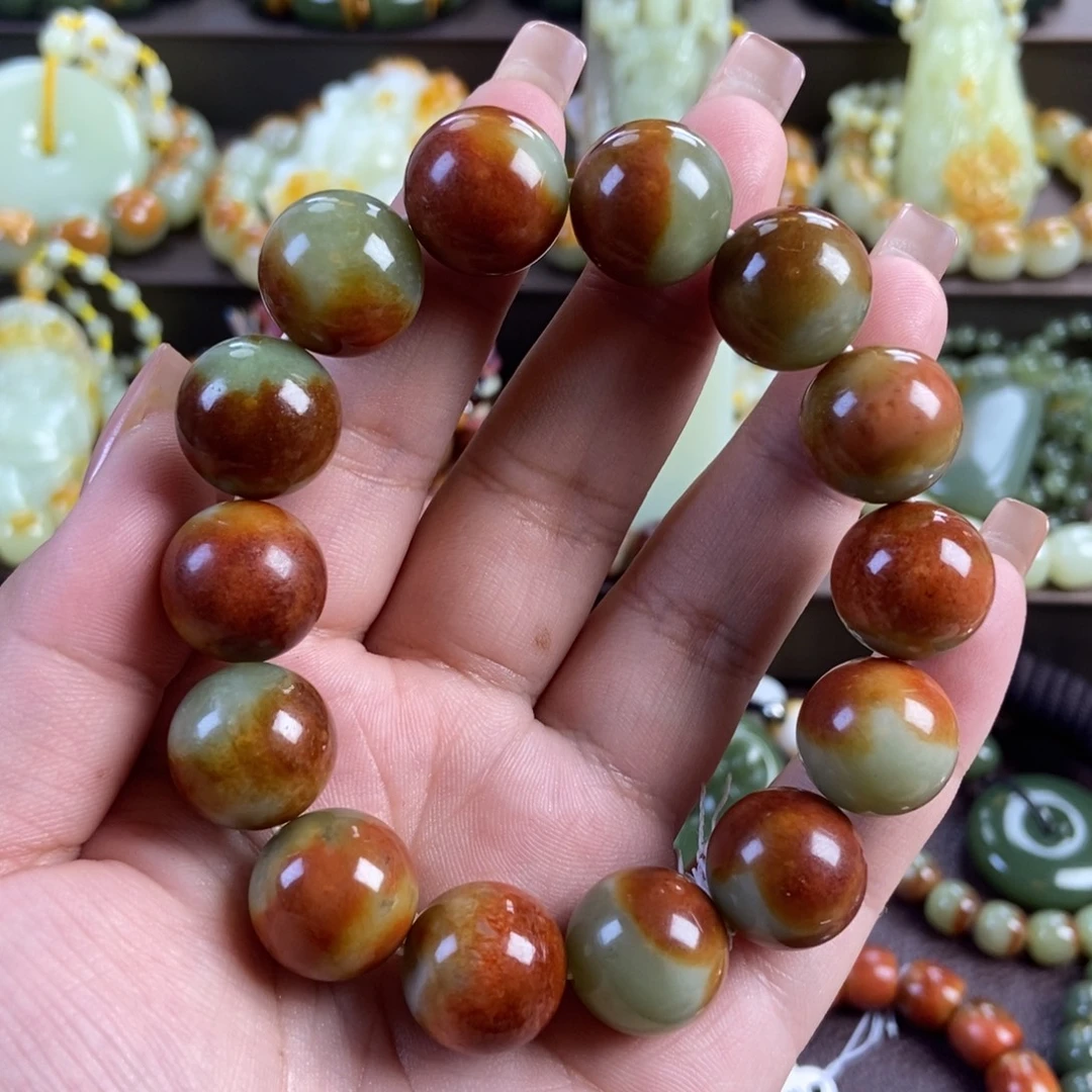 越***好透闪石质玉未镶嵌手串