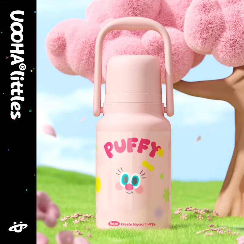 UOOHA达人专属·一杯双盖超大容量悠悠桶保温杯达播水杯儿童