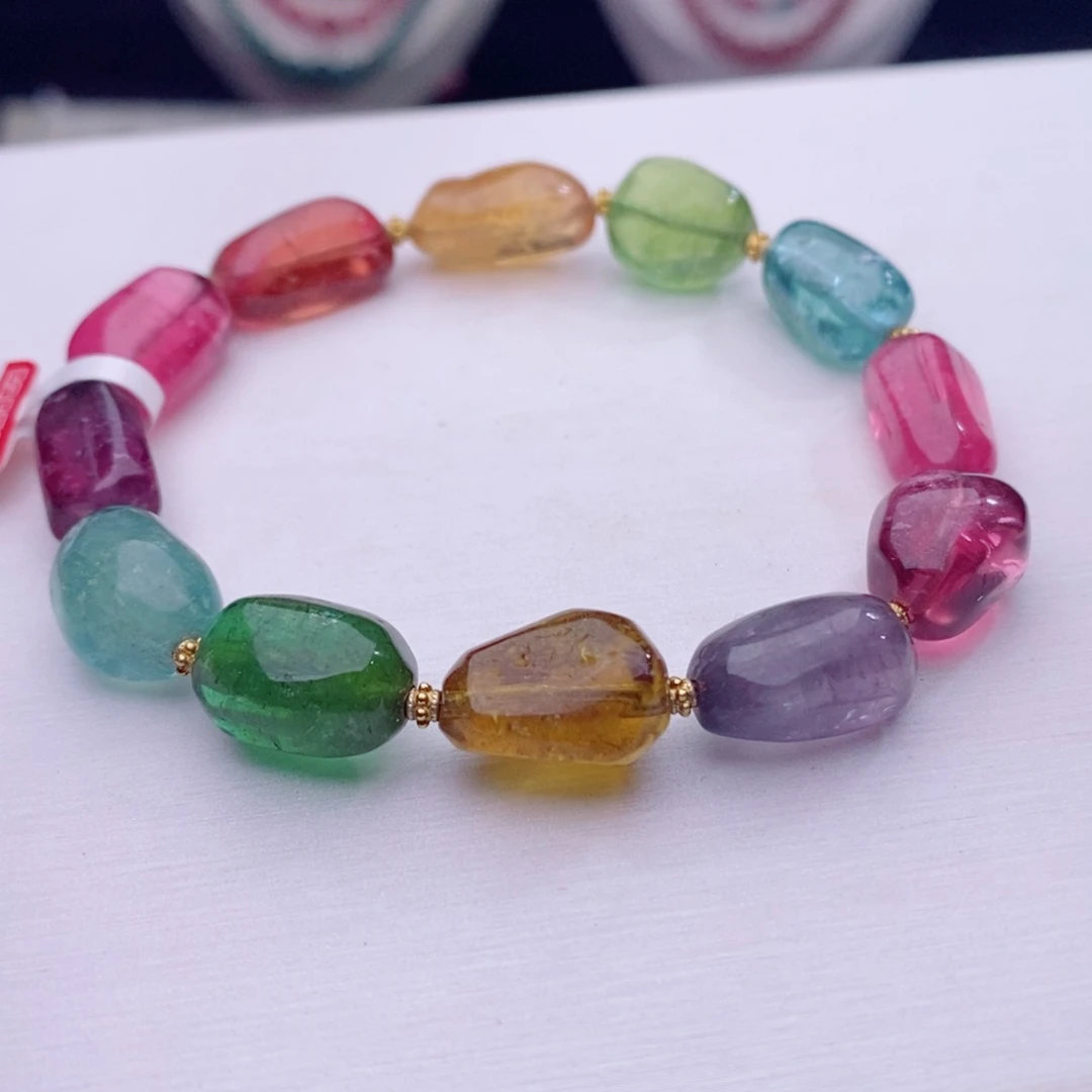 18K金镶嵌手链碧玺A手链