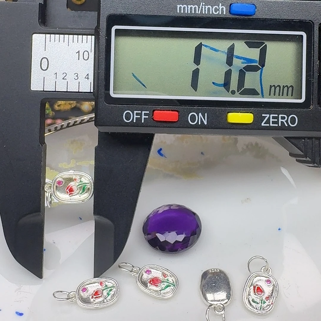 颈饰紫晶银S925镶嵌紫水晶925镶嵌49
