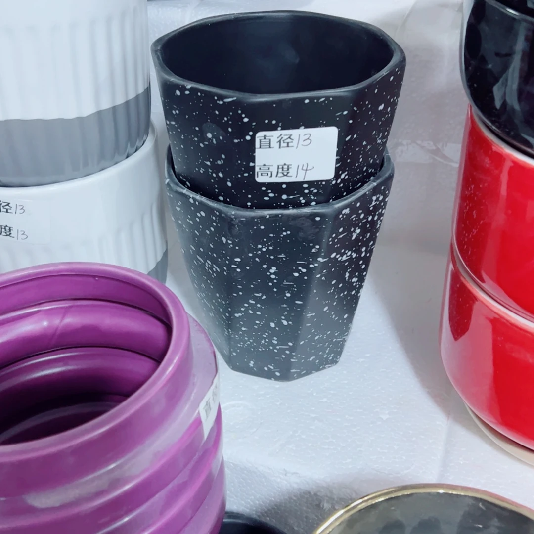 有孔，陶瓷花盆满10米包邮发货