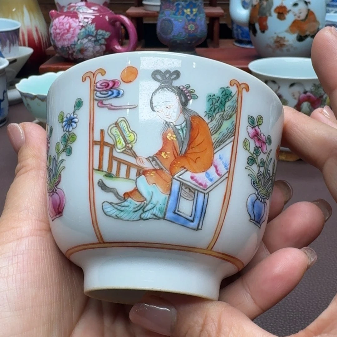 瓷片景德镇仿古手工制作精品展示
