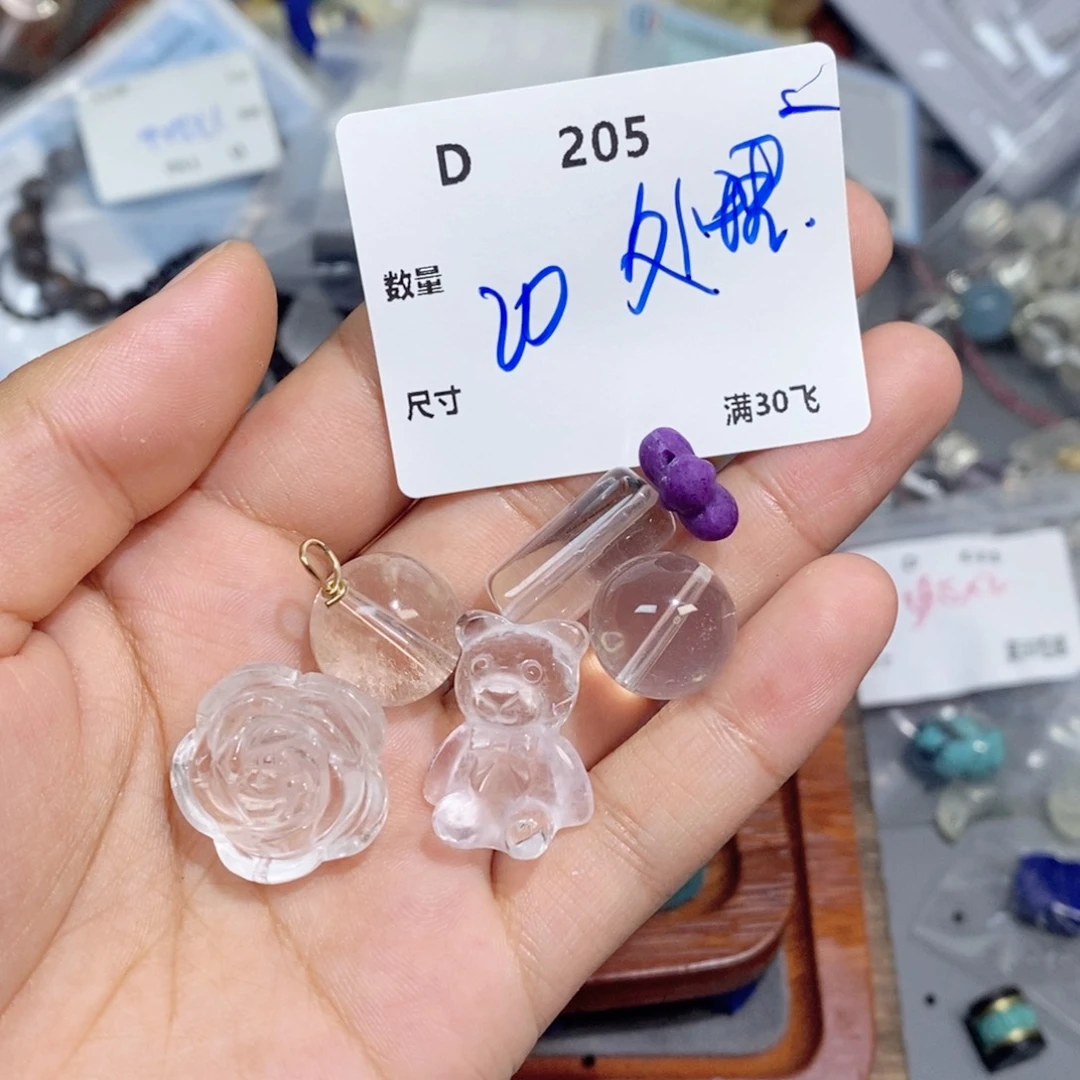 银S925镶嵌颈饰水晶F205