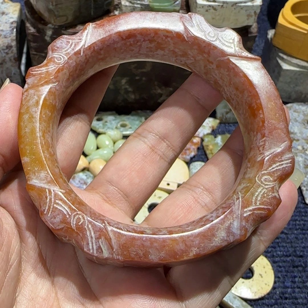 精***州和田玉（糖玉）未镶嵌车挂