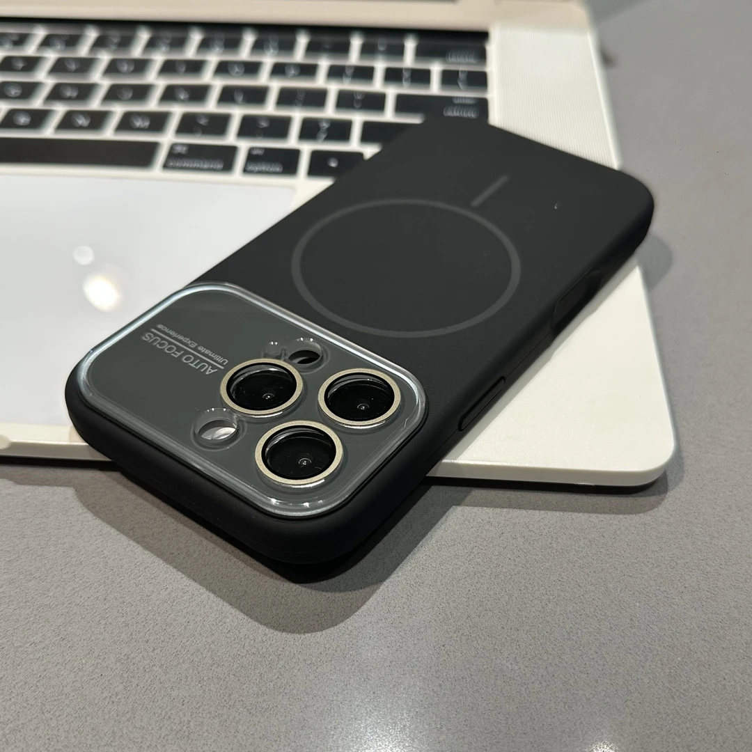 奥菲顿高级感大视窗液态磁吸适用苹果17promax16/15手机壳14/13潮