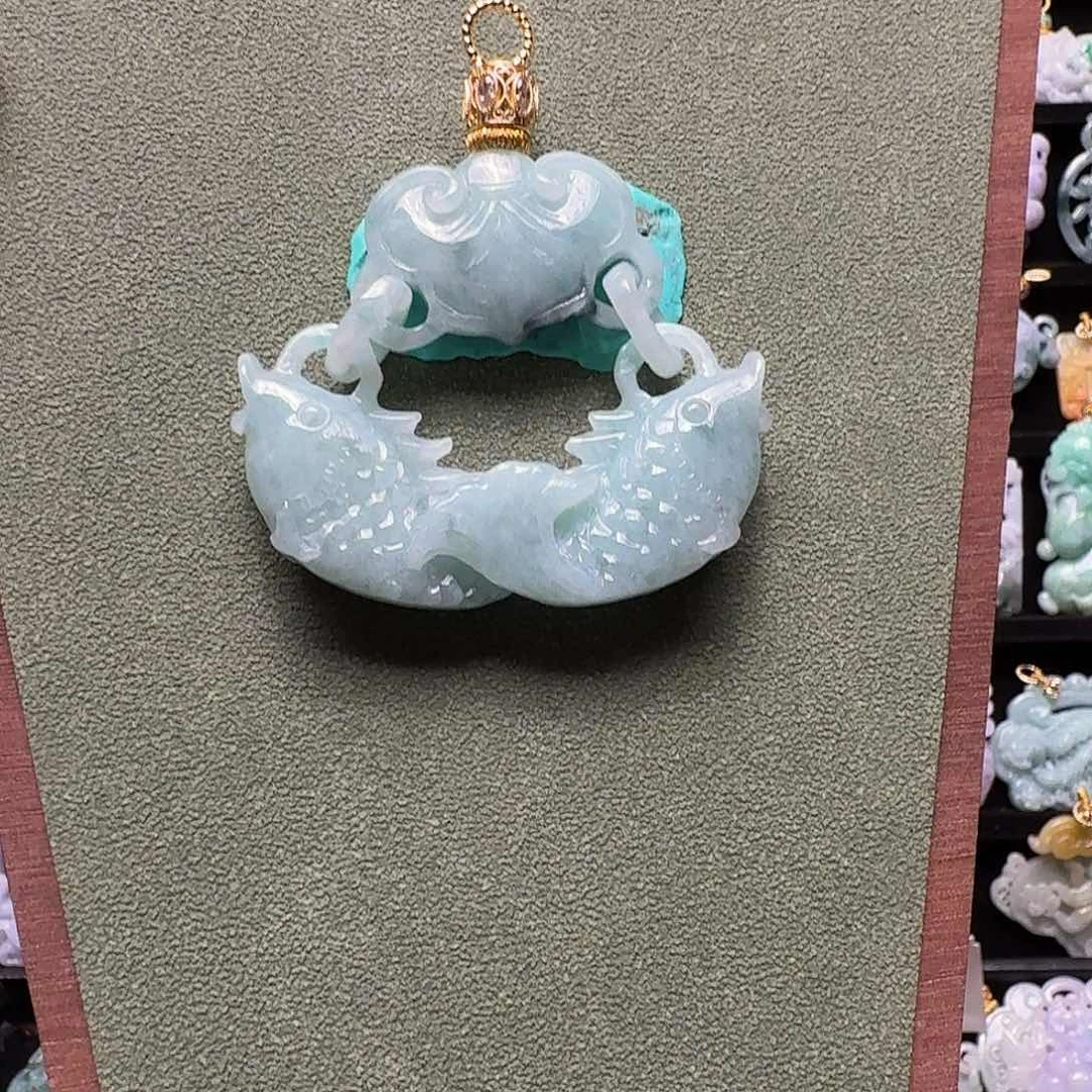 吊坠(赠链)合金翡翠