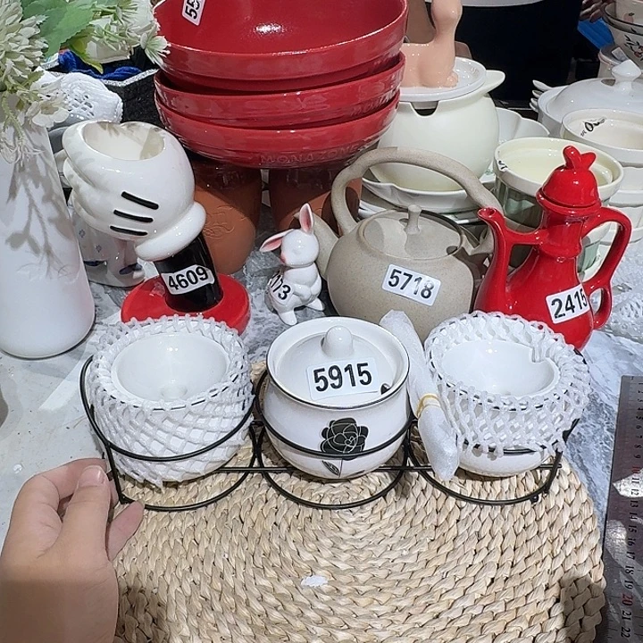 瓷片微瑕陶瓷满15包邮5915